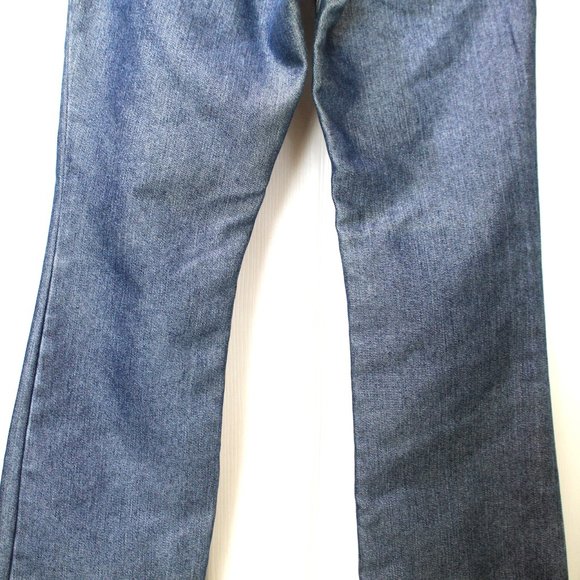 l.e.i. Shiny Flare Jeans Size 5 Vintage - Picture 7 of 13